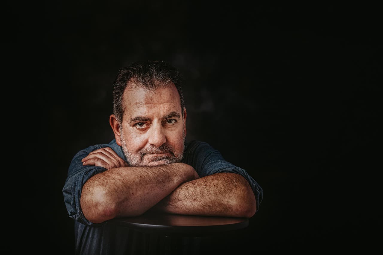 Photo of a depressed man